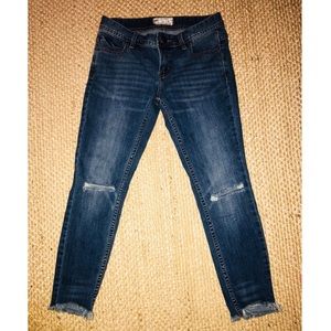 Free People Skinny cropped jeans